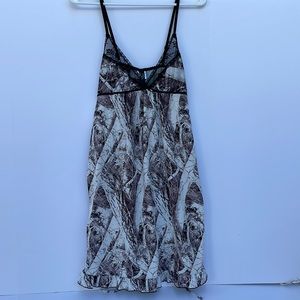 Wilderness dreams winter camouflage womens nightgown